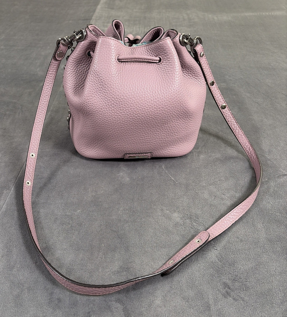 Rebecca Minkoff Bucket Bag Crossbody Shoulder Dusty Purple Benefits Charity